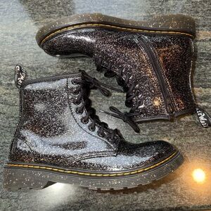 Dr. martens doc martens sparkle boots black size 36(womens 5)